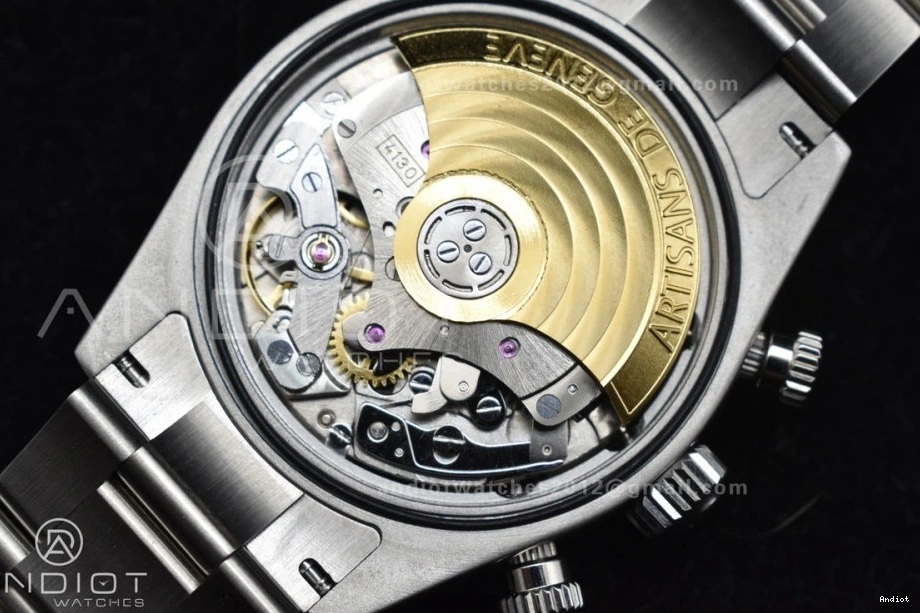 on Daytona Green SS Bracelet ADGF Edition Best A7750 Dial White SS 0425